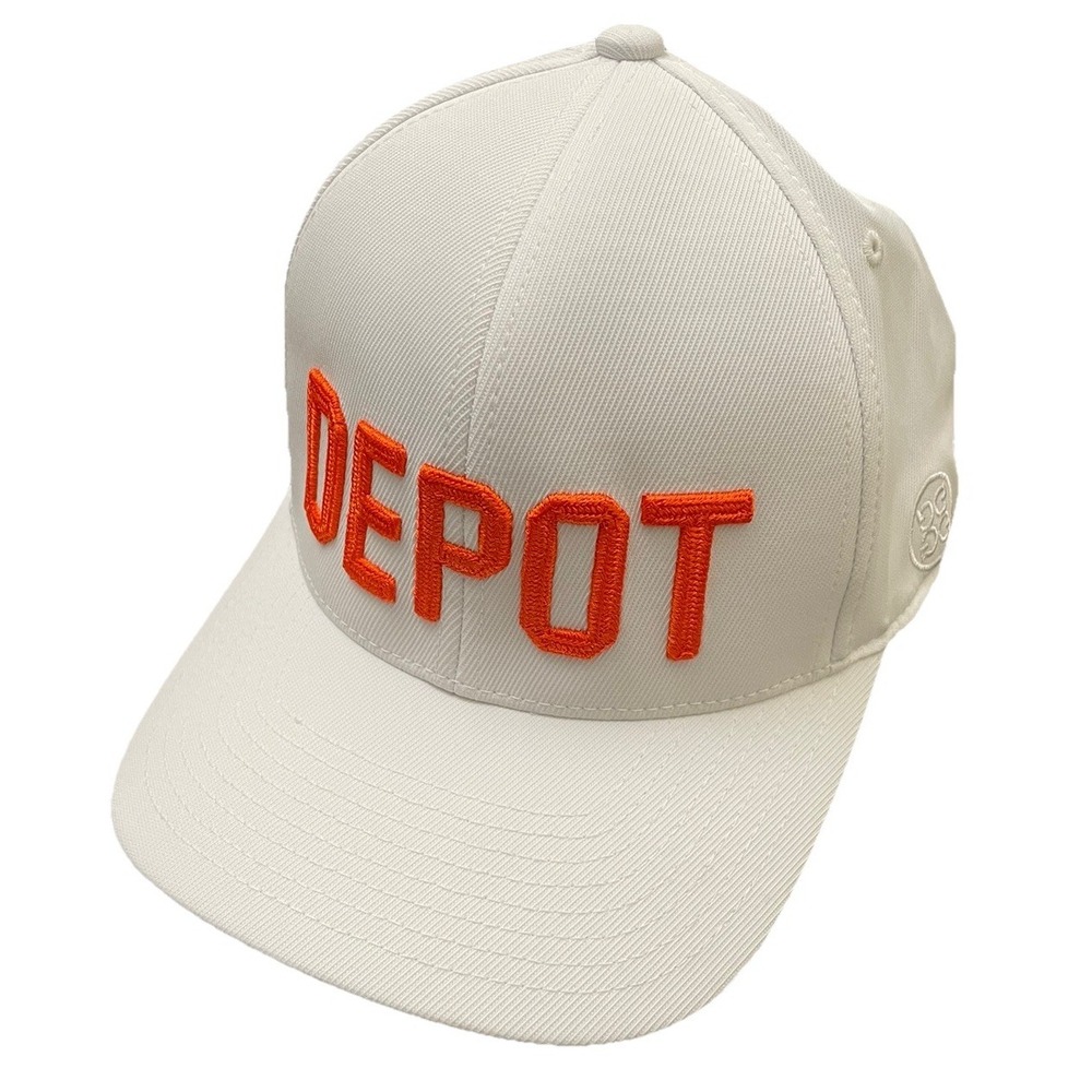 G/Fore Depot Golf Hat Cap White Adjustable Snapback Performance